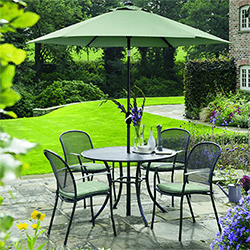 Extra image of Kettler Mesh Caredo / Siena 110cm Dining Table with Parasol Hole
