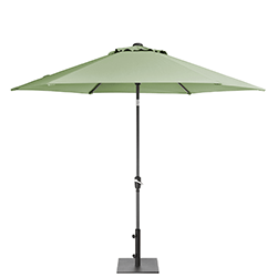 Extra image of Kettler Caredo 6 Seater Round Dining Set with Parasol in Sage