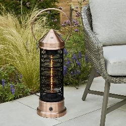 Extra image of Kettler Kalos Small Copper 1500W Electric Lantern Heater