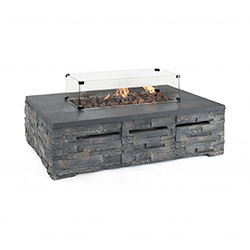 Extra image of Kettler Kalos Stone Fire Pit Coffee Table
