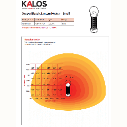 Extra image of Kettler Kalos Small Copper 1500W Electric Lantern Heater