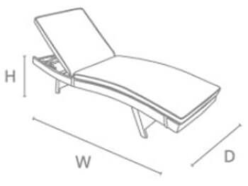 Lounger Up dimensions image