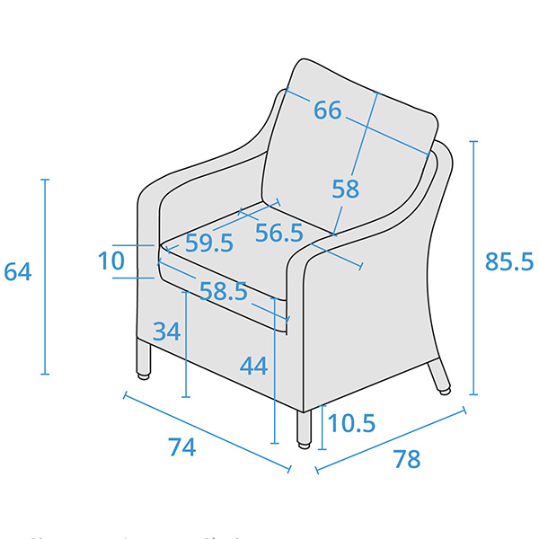 LH and RH dimensions image