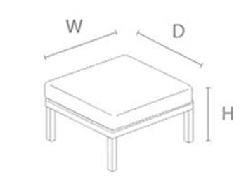 Stool dimensions image