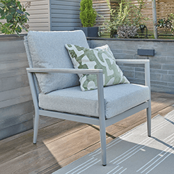 Extra image of Kettler Trento 5 Seat Lounge Set in Pebble