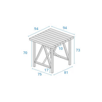 Table dimensions image
