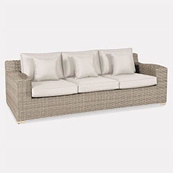 Extra image of Kettler Palma Luxe 3 Seat Sofa Set in Oyster and Stone