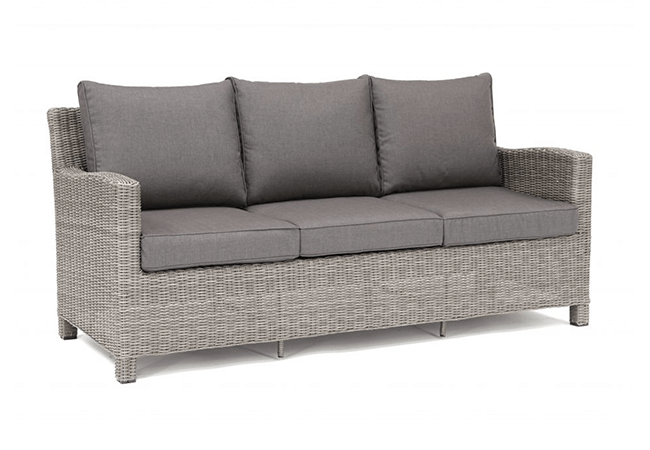 Image of Kettler Palma Signature 3 Seater Sofa in White Wash/Taupe