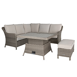 Extra image of EX DISPLAY / COLLECTION ONLY Kettler Charlbury Mini Corner Set with Signature Cushions