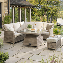 Image of Kettler Charlbury Mini Corner Set with Signature Cushions