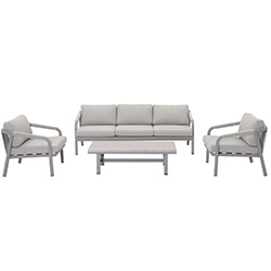 Extra image of Kettler Como 5 Seat Lounge Set in Pebble