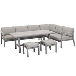 Extra image of Kettler Como Corner Set in Pebble
