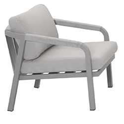 Extra image of Kettler Como Lounge Chair (Pair) in Pebble