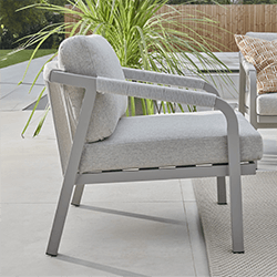 Extra image of Kettler Como 5 Seat Lounge Set in Pebble