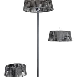 Extra image of Kettler Kalos Plush Electric Pendant Heater in Grey