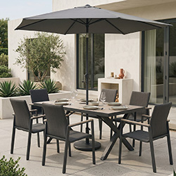 Image of Kettler Tudor 6 Seat Rectangular Dining Set