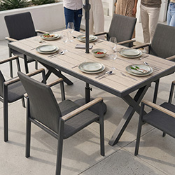 Extra image of Kettler Tudor 6 Seat Rectangular Dining Set