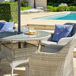 Extra image of LG Monte Carlo Stone 4 Seat Dining Set with 2.5m Parasol