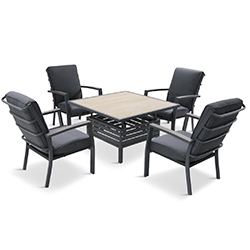 Extra image of LG Monza Relaxer Set with Adjustable Table