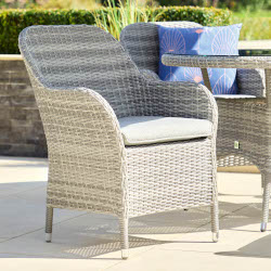 Extra image of LG Monte Carlo Stone 4 Seat Dining Set with 2.5m Parasol
