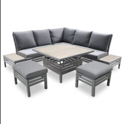 Extra image of LG Monza Modular Dining Set with Adjustable Table
