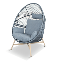 Extra image of LG Peru Single Cocoon Chair