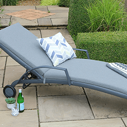Small Image of EX DISPLAY / COLLECTION ONLY LG Turin Sun Lounger with Cushion