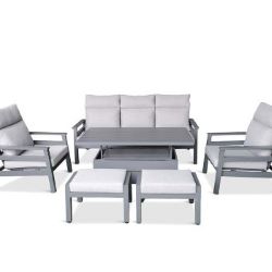 Extra image of LG Barcelona Lounge Dining Set with Adjustable Table