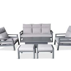 Extra image of LG Barcelona Lounge Dining Set with Adjustable Table