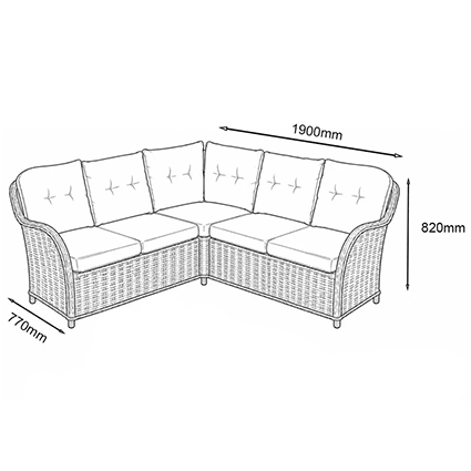 Corner dimensions image