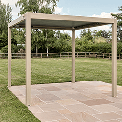 Extra image of LG Sanctuary 3 x 3m Gazebo Pergola in Birch