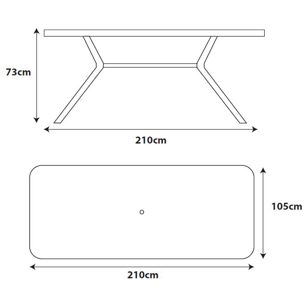 Table dimensions image