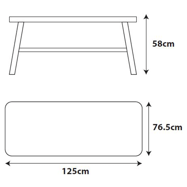 Table dimensions image
