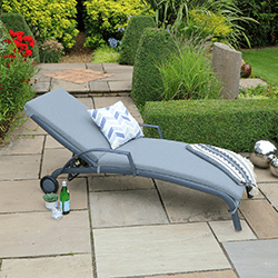 Small Image of LG Turin Sun Lounger with Cushion