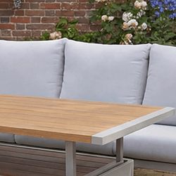 Extra image of LG Lisbon 3 Seat Sofa Lounge Dining Set with Adjustable Table