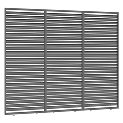 Extra image of LG Sanctuary 3m Slatted Side Wall