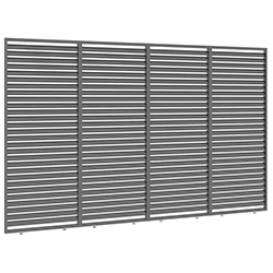 Extra image of LG Sanctuary 4m Slatted Side Wall