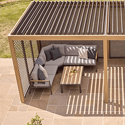 Extra image of LG Sanctuary Rope Modular Corner Lounge Set in Oak