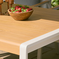 Extra image of LG Lisbon 6 Seat Dining Set with 3.0m Parasol