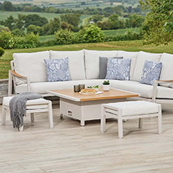 Extra image of LG Lisbon Square Modular Dining Set with Adjustable Table