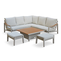 Extra image of LG Lisbon Square Modular Dining Set with Adjustable Table