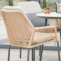 Extra image of LG Malibu Wheat 4 Seat Dining Set