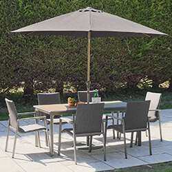 Image of LG Sanctuary Birch 6 Seat Dining Set