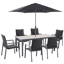 Extra image of LG Sanctuary Birch 6 Seat Dining Set