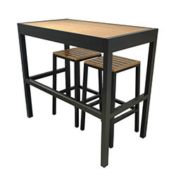 Extra image of LG Sanctuary Bar Set in Oak