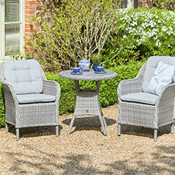 Image of LG St Tropez Stone 2 Seat Bistro Set