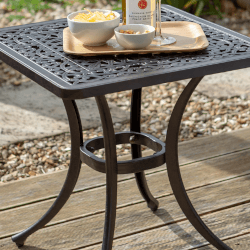 Small Image of Hartman Amalfi Square Side Table in Bronze