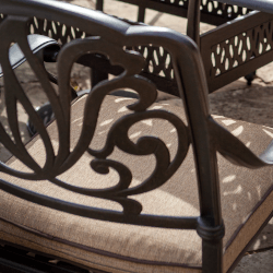 Extra image of Hartman Amalfi 8 Seat Rectangular Dining Set in Bronze / Amber