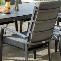 Extra image of EX-DISPLAY / COLLECTION ONLY - Hartman Somerton 8 Seat Rectangular Set Xerix / Slate - NO PARASOL