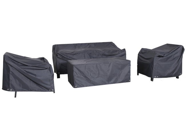Image of Hartman Asher 3 Seat Lounge with Adjustable Table Cover